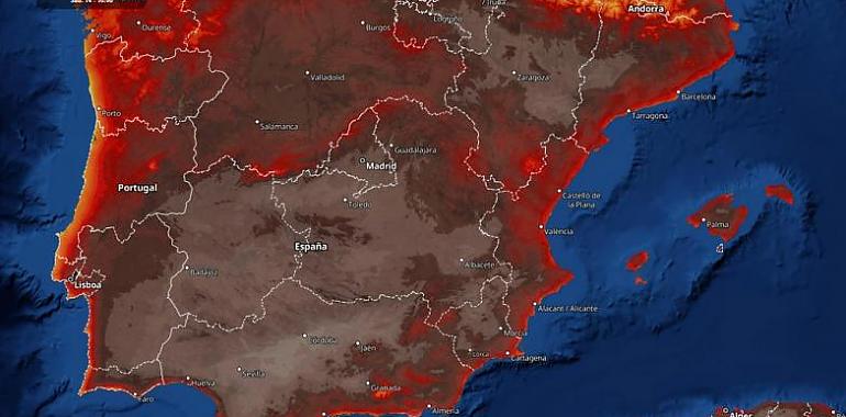La ola de calor peninsular batirá bastantes récords, pero no en Asturias