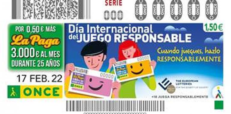El Día Internacional del Juego Responsable protagoniza el cupón de la ONCE del jueves 17