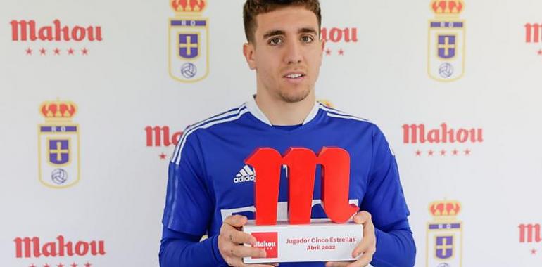 Joni Montiel es el Jugador Cinco Estrellas en el Real Oviedo este último mes