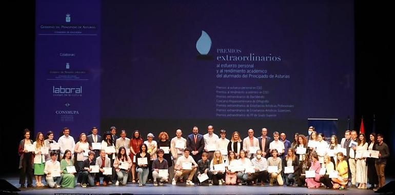 Premios extraordinarios al esfuerzo y la excelencia del alumnado asturiano