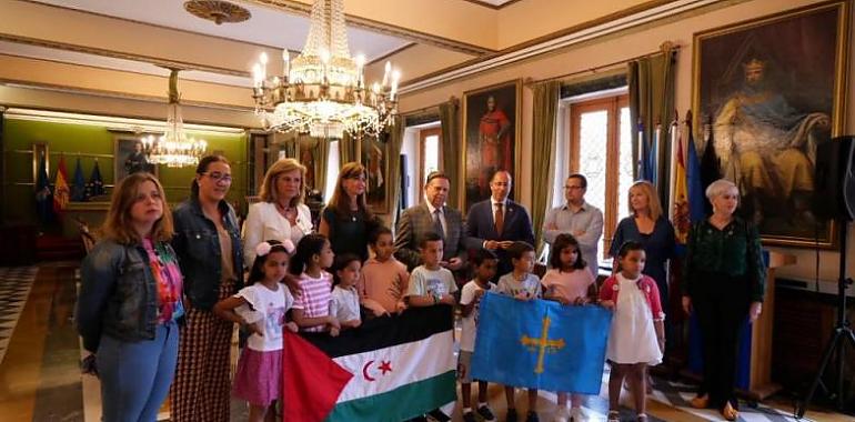 La capital asturiana recibe a los niños saharauis