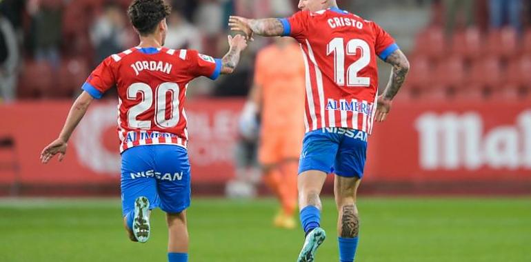 El Sporting empata contra el Albacete  (2-2)