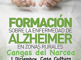 La Confederación Española de Alzheimer celebra una jornada informativa en Cangas del Narcea para cuidadores de personas con esta enfermedad