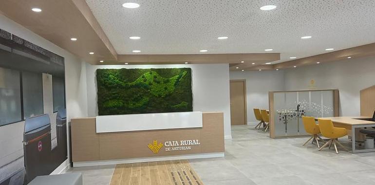 Las oficinas de Caja Rural de Asturias son cada vez más sostenibles