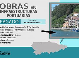 223.000 euros de inversión pública en el dragado del puerto de Ribadesella/Ribeseya