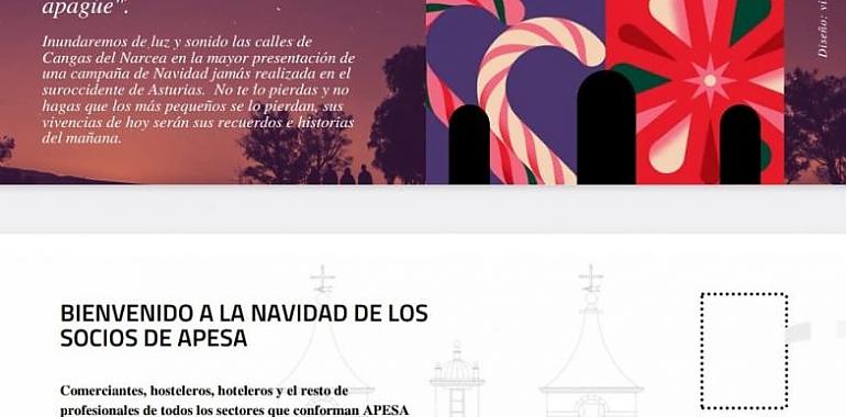  ‘No dejes que la Navidad se apague’ es la campaña organizada por la Asociación de Profesionales y Empresarios Autónomos del Suroccidente Asturiano
