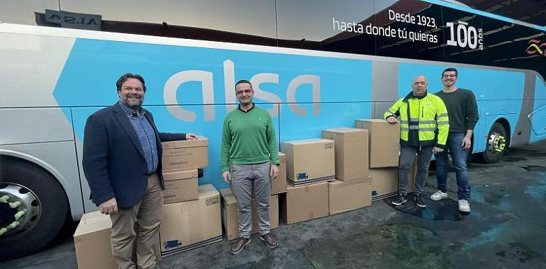 Alsa, con la colaboración de todos sus empleados, dona 2.100 kilos de ayuda humanitaria para Turquía 