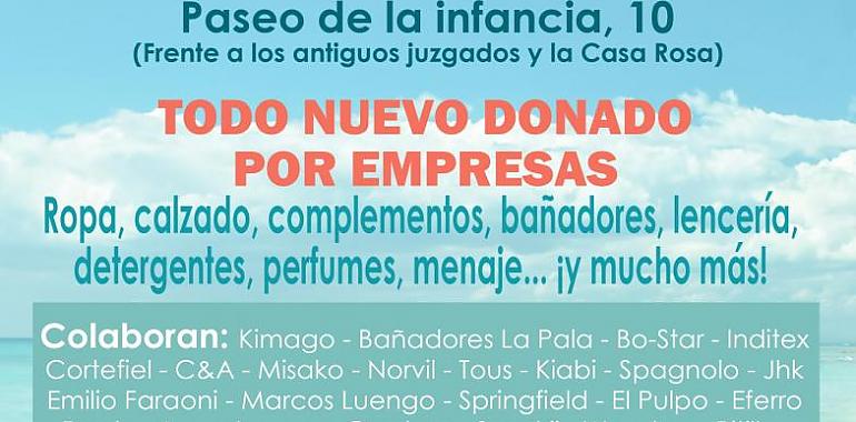 Cita solidaria en Gijón con el mercadillo de verano a favor de la asociación de enfermos de Esclerosis lateral amiotrófica de Asturias
