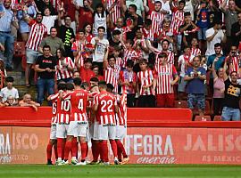 Gran partido del Real Sporting en su estreno liguero