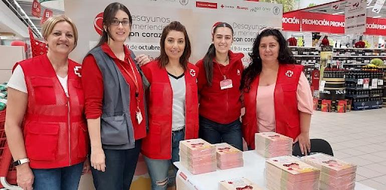 Arranca en los 33 centros de Alcampo en Asturias la campaña ‘Desayunos y meriendas Con Corazón’ 