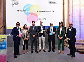 Sekuens hace acto de entrega a TSK, Capsa y Aleastur de los Premios Empresariales del Principado de Asturias 2023