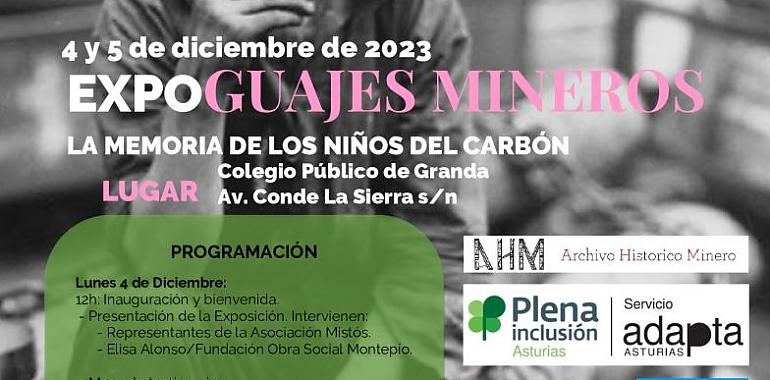 "GUAJES MINEROS": Una exposición que revela la historia y lucha contra la explotación infantil en Asturias