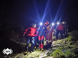  Rescate en Aller: vecinos y bomberos salvan a un hombre tras una caída de 300 metros