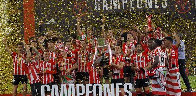 ¡Gloria Rojiblanca!  El Athletic de Bilbao gana la Copa del Rey y rompe su sequía de 40 años con un triunfo épico