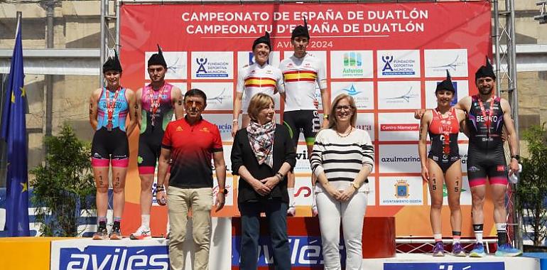 Reinado de Varo y Martín en el Campeonato de España de Duatlón