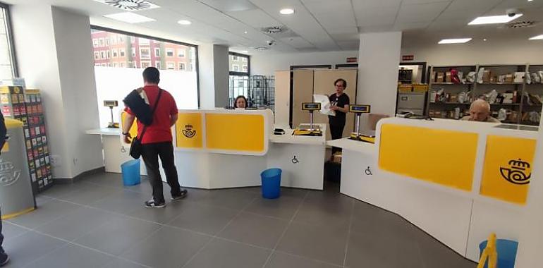 Correos abre una nueva oficina más amplia y accesible en Oviedo