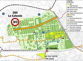 Entre las medidas aprobadas hoy por el Ayuntamiento de Gijón se encuentra el avance en la implantación de la Zona de Bajas Emisiones en La Calzada 