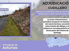 El Gobierno de Asturias construirá una nueva fuente en el Camino de Santiago en San Juan de Piñera, Cudillero