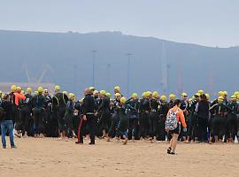 Gijón se prepara para el espectacular Campeonato de España de Triatlón Militar y Regional Sprint
