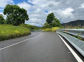 Fomento completa la mejora de la carretera AS-237 entre Grullos y La Peral con una inversión de 928.000 euros