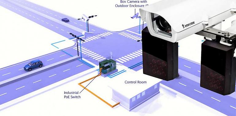 Avilés instala cuatro nuevas cámaras de control de tráfico con tecnología avanzada