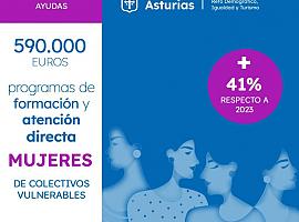 El Principado destina 590.000 euros a programas de formación y atención para mujeres vulnerables