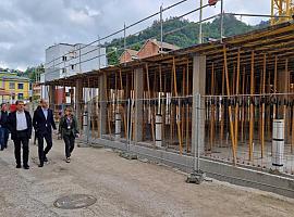 La construcción del moderno centro de salud de Sotrondio estará finalizada en el verano de 2025