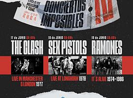 'Conciertos Imposibles' regresa a Xixón con un homenaje a los pioneros del punk: Sex Pistols, The Clash y Ramones