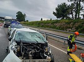  Grave accidente de tráfico en la A-8: un herido grave tras colisión múltiple