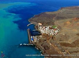 El semáforo rojo por riesgo volcánico en El Hierro se limita a la zona de exclusión marítima