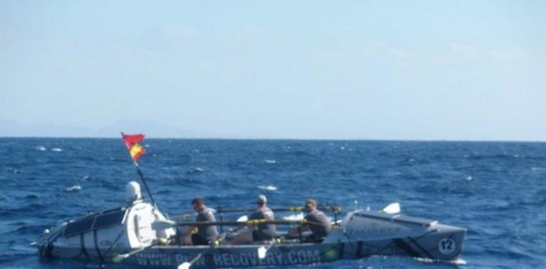 Heroes de guerra ingleses reman 3000 millas rumbo a Barbados