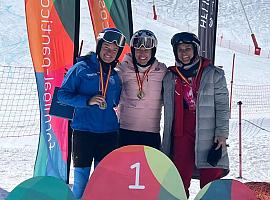 Rocío Carbajal, doble campeona de España en esquí alpino en Formigal: una hazaña asturiana en las cumbres del deporte blanco