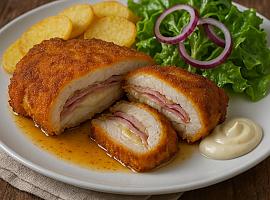 Recetas de una abuela asturiana: Pixín acachopao (rape rellenu como si fuera un cachopu de mar)