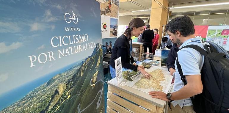 Asturias se sube al podio del cicloturismo internacional en la feria líder del sector en Italia