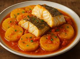 Recetas de una abuela asturiana:  Bacalao con patatines (como lo faía la mio güela en Semana Santa)