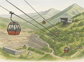 Asturias prepara su primer teleférico turístico: un viaje entre minas, montañas y futuro