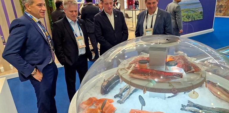 Asturias presenta en Seafood Expo Global una campaña para elevar la trucha de acuicultura a la reina de los ríos con la marca Alimentos del Paraíso Natural