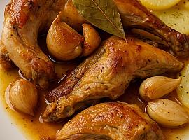 Recetas de una abuela asturiana: Coneyu al ajillu con toque de vinagre de sidra (pa chuparse los deos y dar palmas cols güesos)