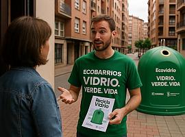 Avilés lanza la mayor campaña de reciclaje de vidrio puerta a puerta gracias a la inteligencia artificial