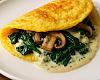 Recetas de una abuela asturiana: Tortilla esponjosa de champiñones y espinacas al Cabrales (un plato que parece sacáu d’un chigre de alta cocina)