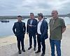 Cudillero estrena una lonja renovada para modernizar su pesca: nueva cubierta, grúa y en camino una fábrica de hielo