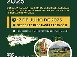 Asturias convoca a 6.159 profesionales del campo a las urnas: el 17 de julio se celebran las elecciones agrarias con cinco organizaciones en liza