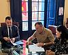 Grado tendrá nueva sede judicial: el Principado y el Ayuntamiento firman el convenio de cesión de la parcela para el futuro juzgado
