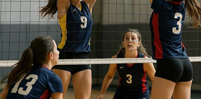 Avilés se convierte en capital nacional del voleibol escolar con más de 100 partidos y 4.000 personas movilizadas