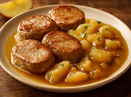 Recetas de una abuela asturiana: Solomillu en salsa de mazana (que presta más que dormir la siesta)