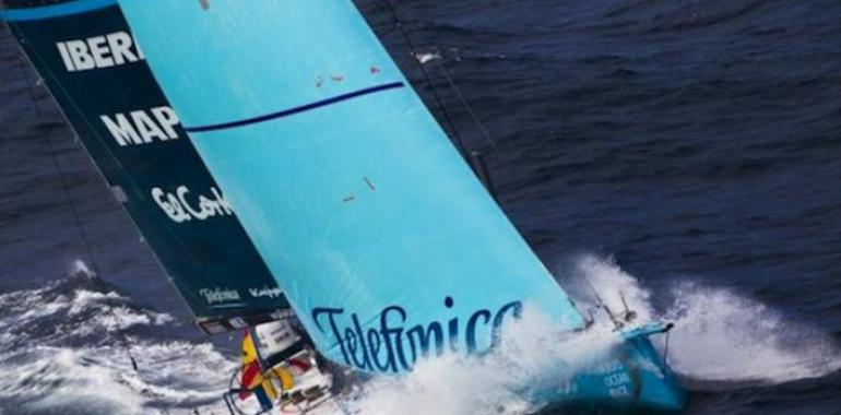El Team Telefónica marca a la flota de la Volvo Ocean Race