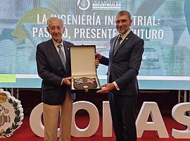El Colegio de Ingenieros Industriales de Asturias distingue a Iberastur Ingeniería y Emilio Núñez Rea en una gala que conmemora su 75.º aniversario