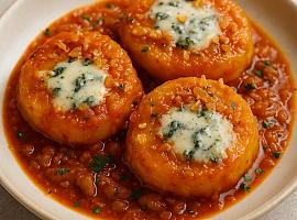 Recetas de una abuela asturiana: Patatas a la importancia con sobrasada y Cabrales (con ese olorcín que se mete pol pasillo y vos fai venir corriendo con fame)