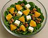 Recetas de una abuela asturiana: Ensalada asturiana de naranxa, espinaca, nueces y quesos del país (lleval sabor de casa, ye fresquina, ye güena)