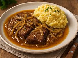 Recetas de una abuela asturiana: Fígado de xata salsa de sidra (vas ver cómo desaparece del platu como por arte de bruxería)